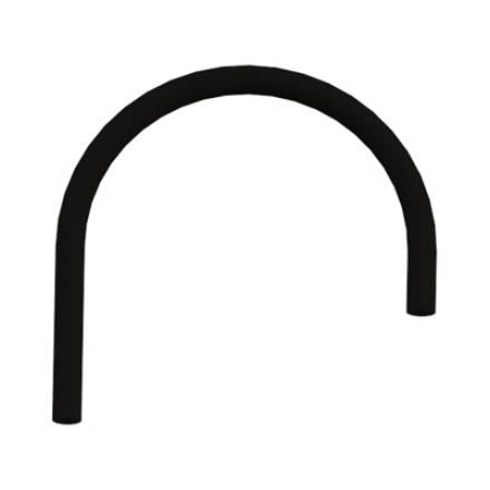 Сменный гибкий шланг для смесителя Omoikiri KANTO ОT-01 BL, черный