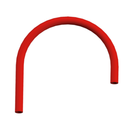 Сменный гибкий шланг для смесителя Omoikiri KANTO OT-01 R, красный